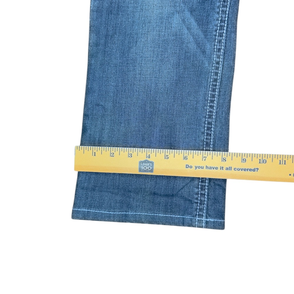 GRACE in LA Women's Size 30 Easy Fit Bootcut Cross Embellished Jeans 27" Inseam - Picture 9 of 16